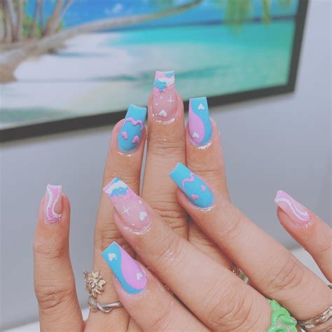 lv nails on rainbow|lv nails and spa.